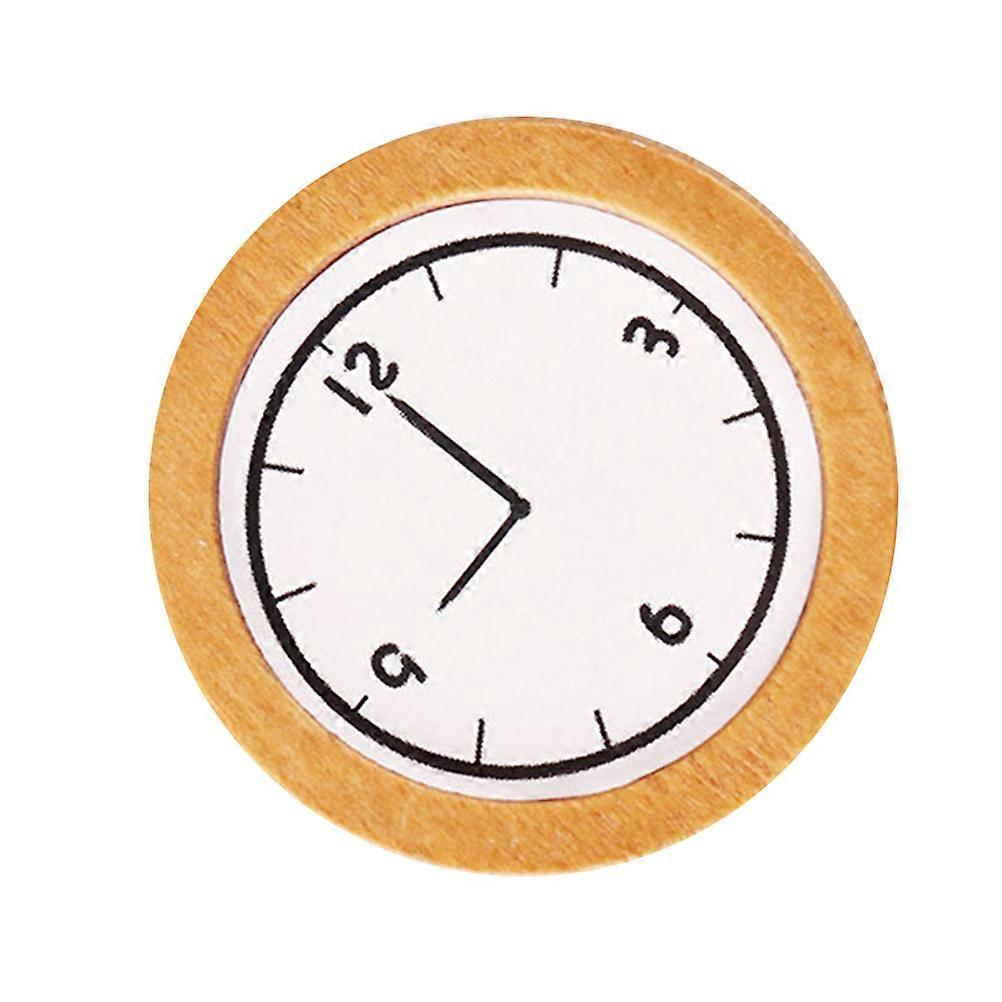 Mini House Clock 2Pcs Decorative Wall Clock For Home Decoration Stylish Miniature Design With Square Shape And Timekeeping Functionality