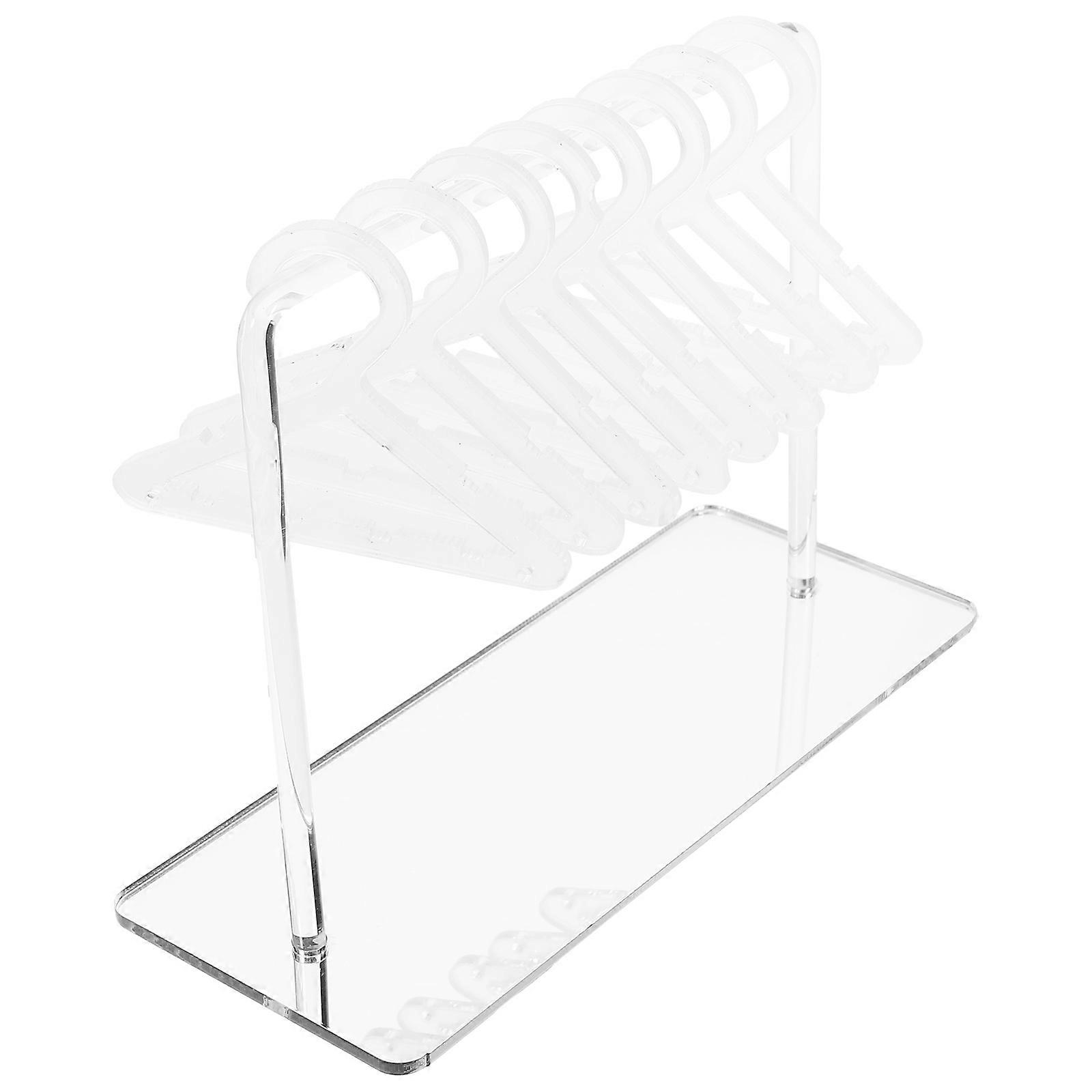 Acrylic Earring Display Stand for Storage 2Sets Mirror Surface Base Holder