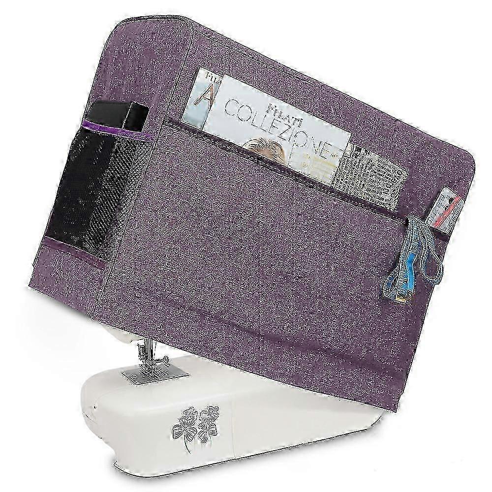 Sewing Machine Dust Cover with 3 Pockets - Anti-Dust Protection for Most Standard Machines in the UK