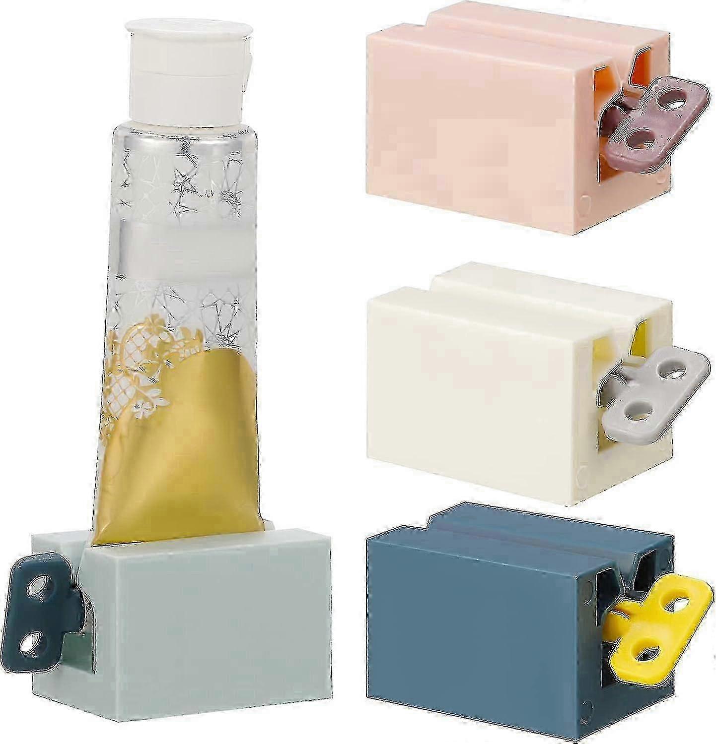 2025 4 Pack Reusable Toothpaste Squeezers - Plastic Tube Roller Dispenser