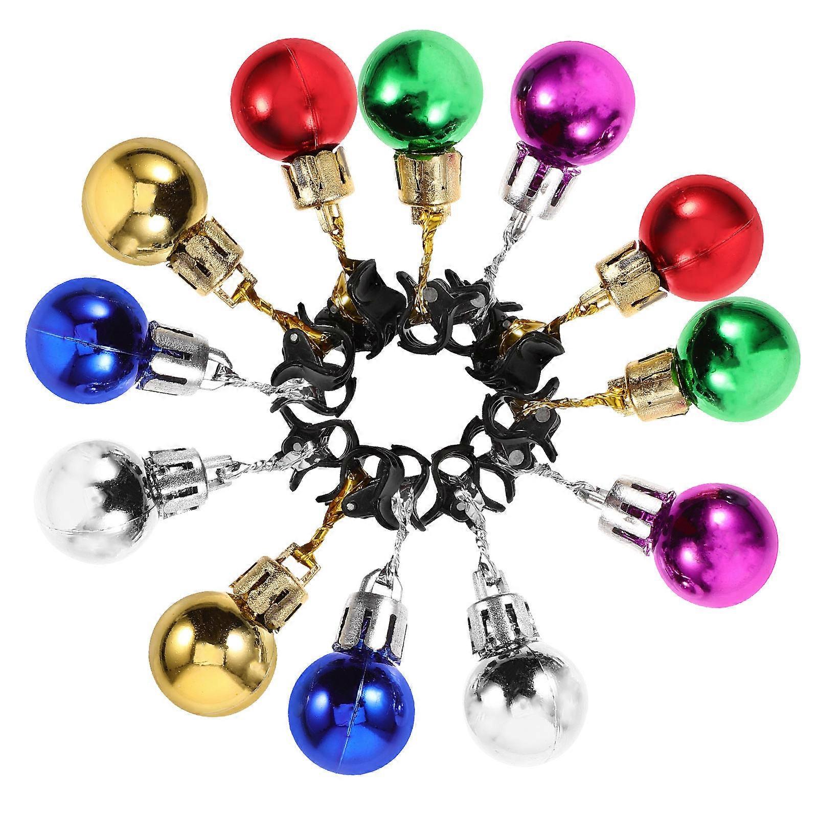 Bell Charms for Beard Christmas Beard Bead Decoration 36Pcs