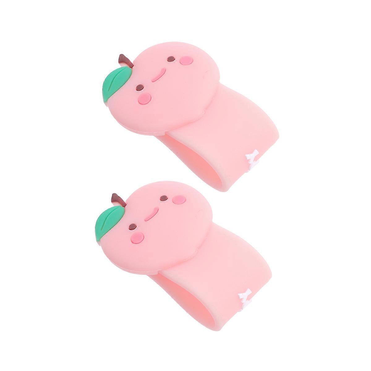 Silicone Cable Tie Earphone Cord Organizer for Headphone Storage 2Pcs