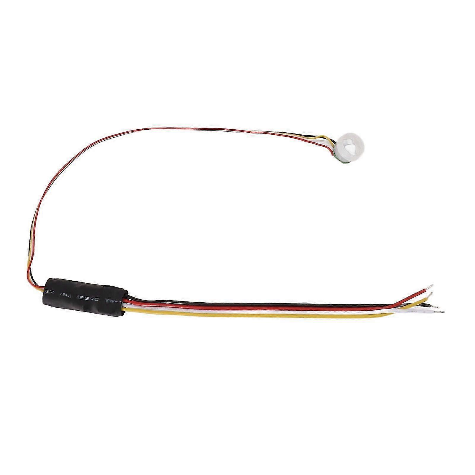 PIR Motion Sensor Smart Detection 120 Degree Sensing Angles Mini Infrared Sensor Detector for LED Lights DC524V