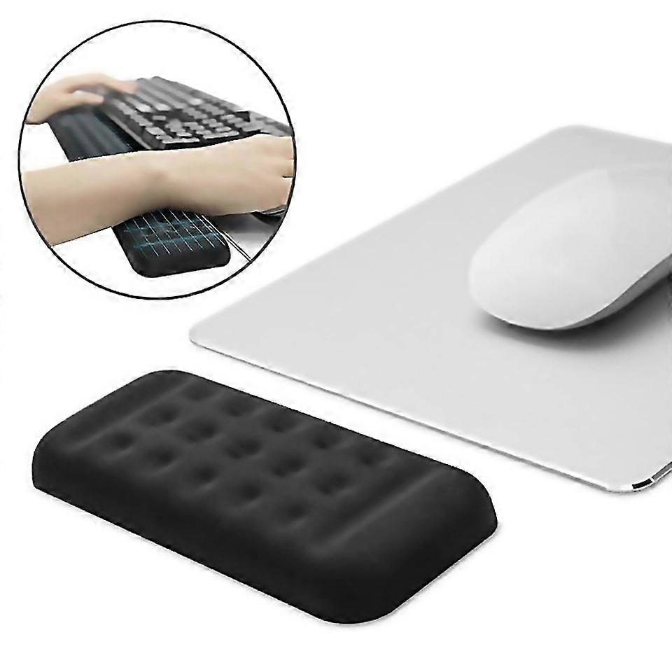 For Mechanical Keyboard Wrist Rest Memory Foam Mouse Pad Size Single Hand Black
