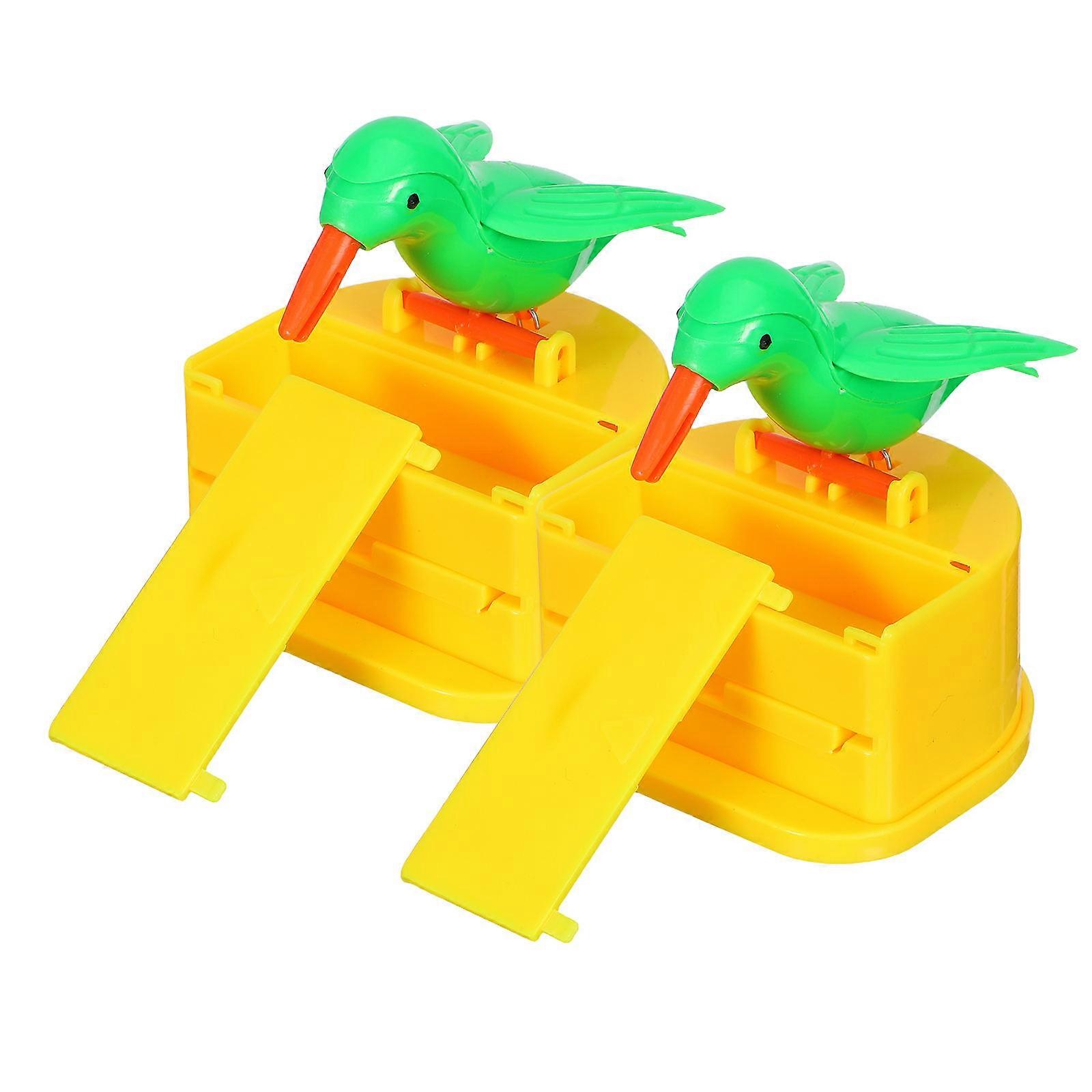 Toothpick Box Bird Toothpick Holder for Automatic Dispensing 2Pcs
