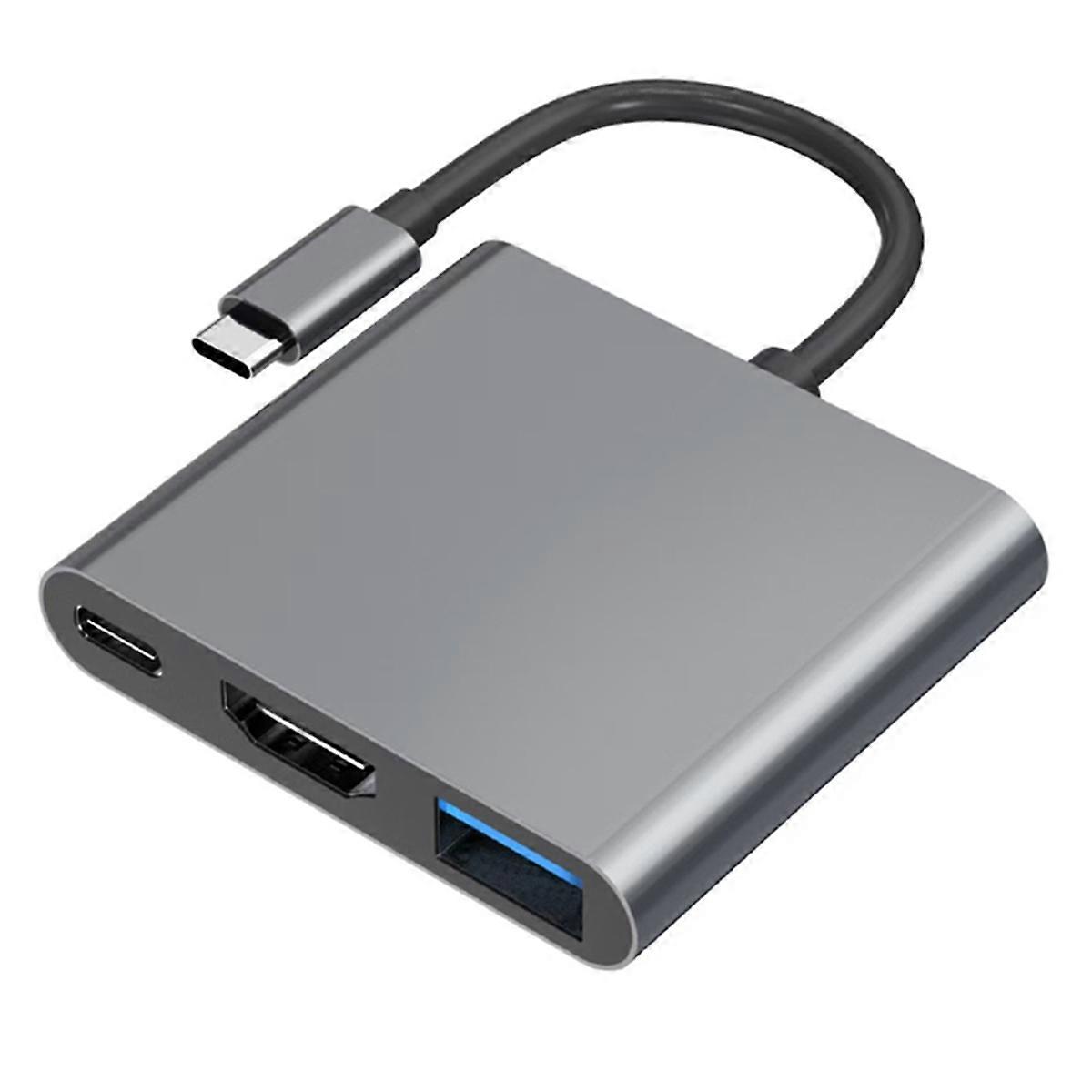 3 em 1 Usb Hub USB C para -Compatível Splitter HUB Tipo-C para 