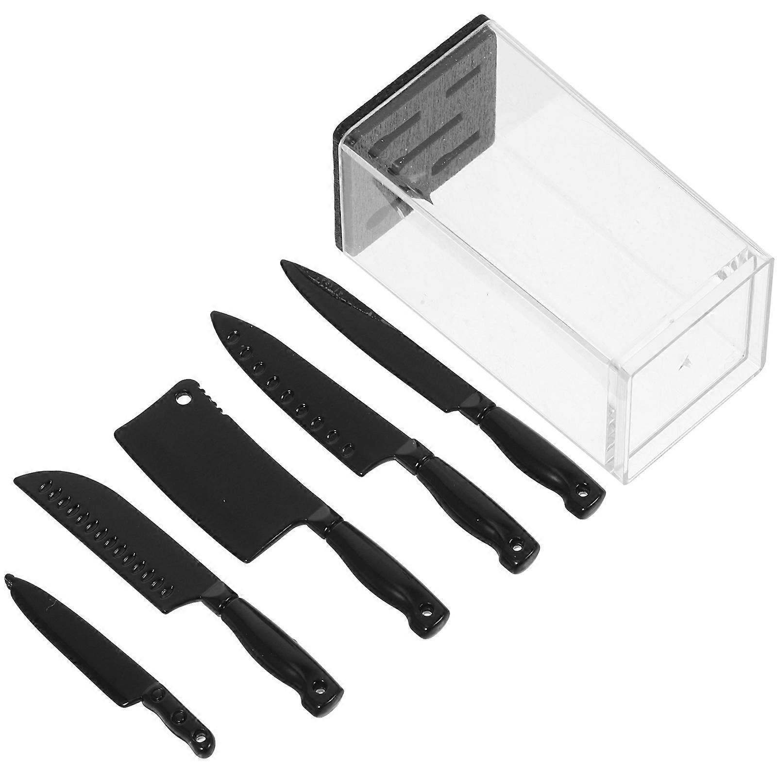 Mini Kitchenware Model Mini Cutter for Decor 3Sets Black