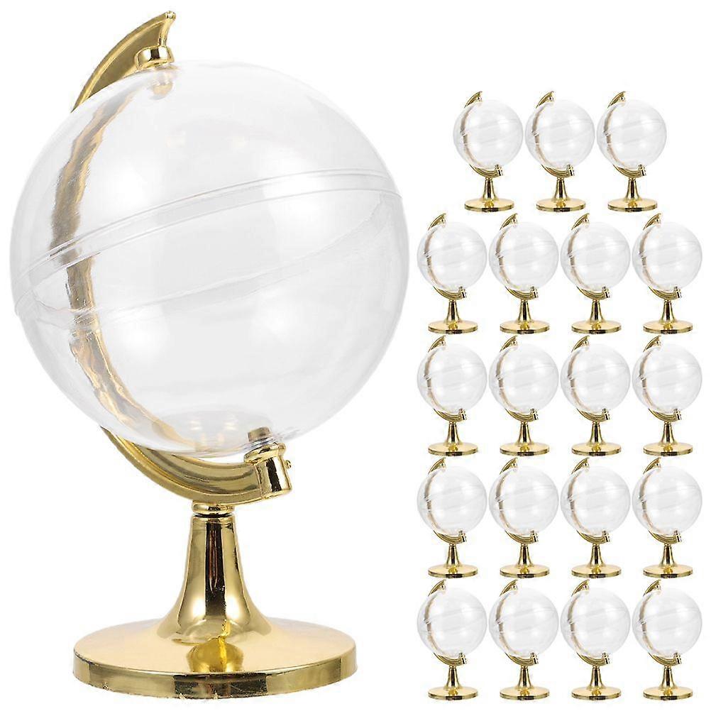 20pcs Globe Shape Candy Boxes Wedding Gift Cases Cute Packaging Containers Party Favors