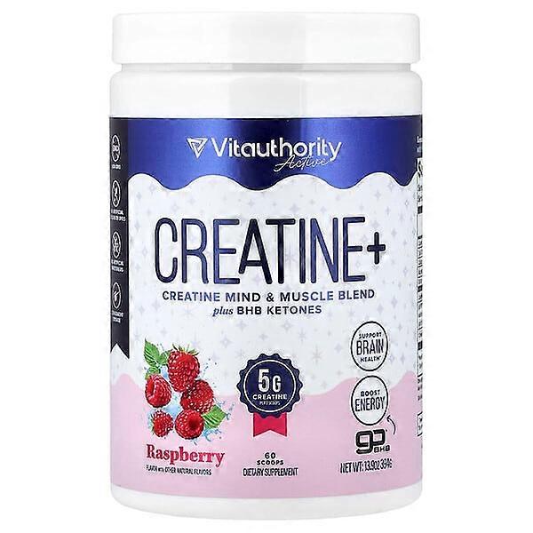 Vitauthority, Active, Creatine+, Raspberry, 13.9 oz (394 g)