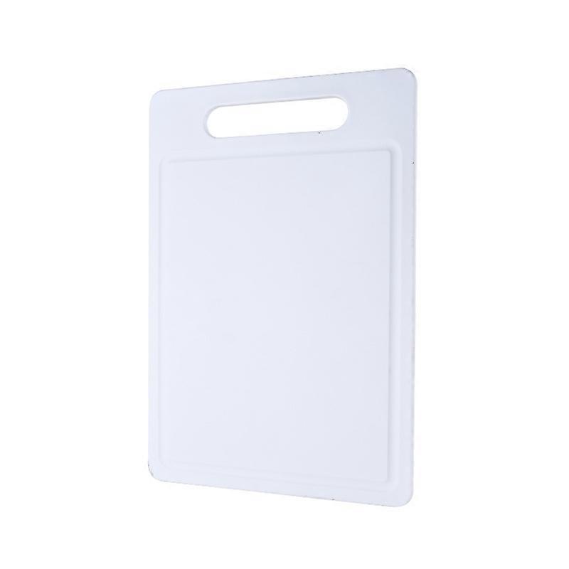Large white cutting board with multi-use non-slip surface, easy to clean, with handles, dishwasher safe