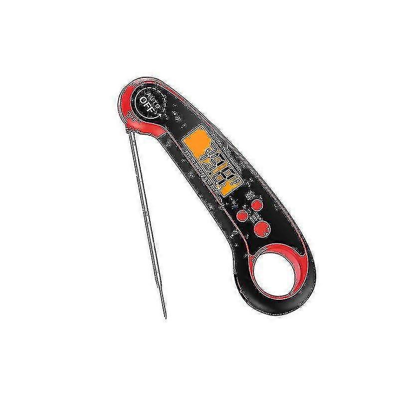 Bbq Thermometer Quick Read Digital Display Seven-level Two-color Matching