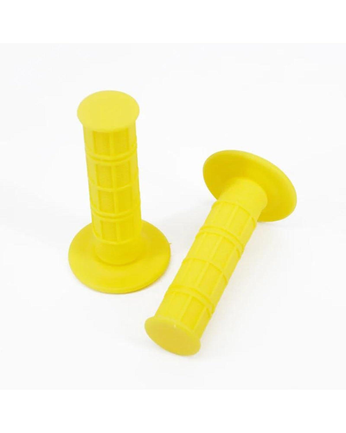 Motorcycle Grips 22/24 Rubber Gel Soft Handlebar Yellow for CRF YZF RMZ KLX