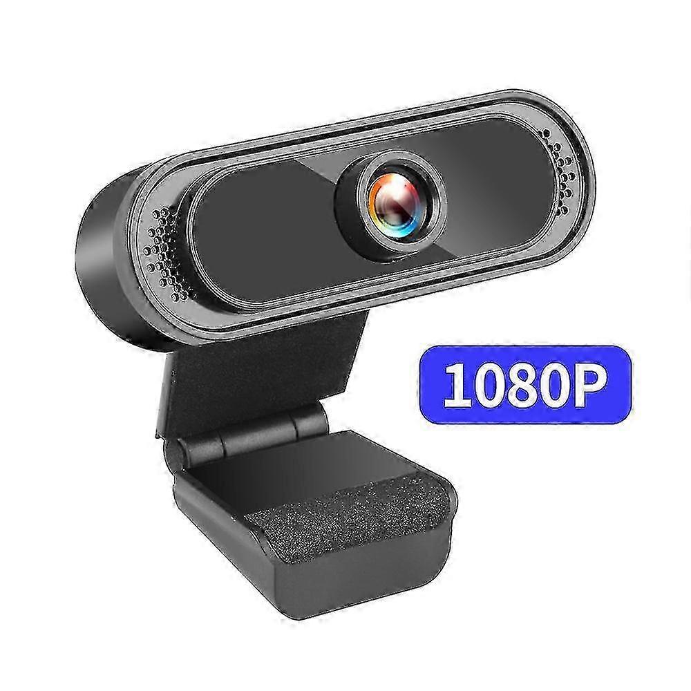 25-26 1080p Hd Usb Computer Camera With External Microphone Webcam Pc Gamer Complete For Live Remote Teaching