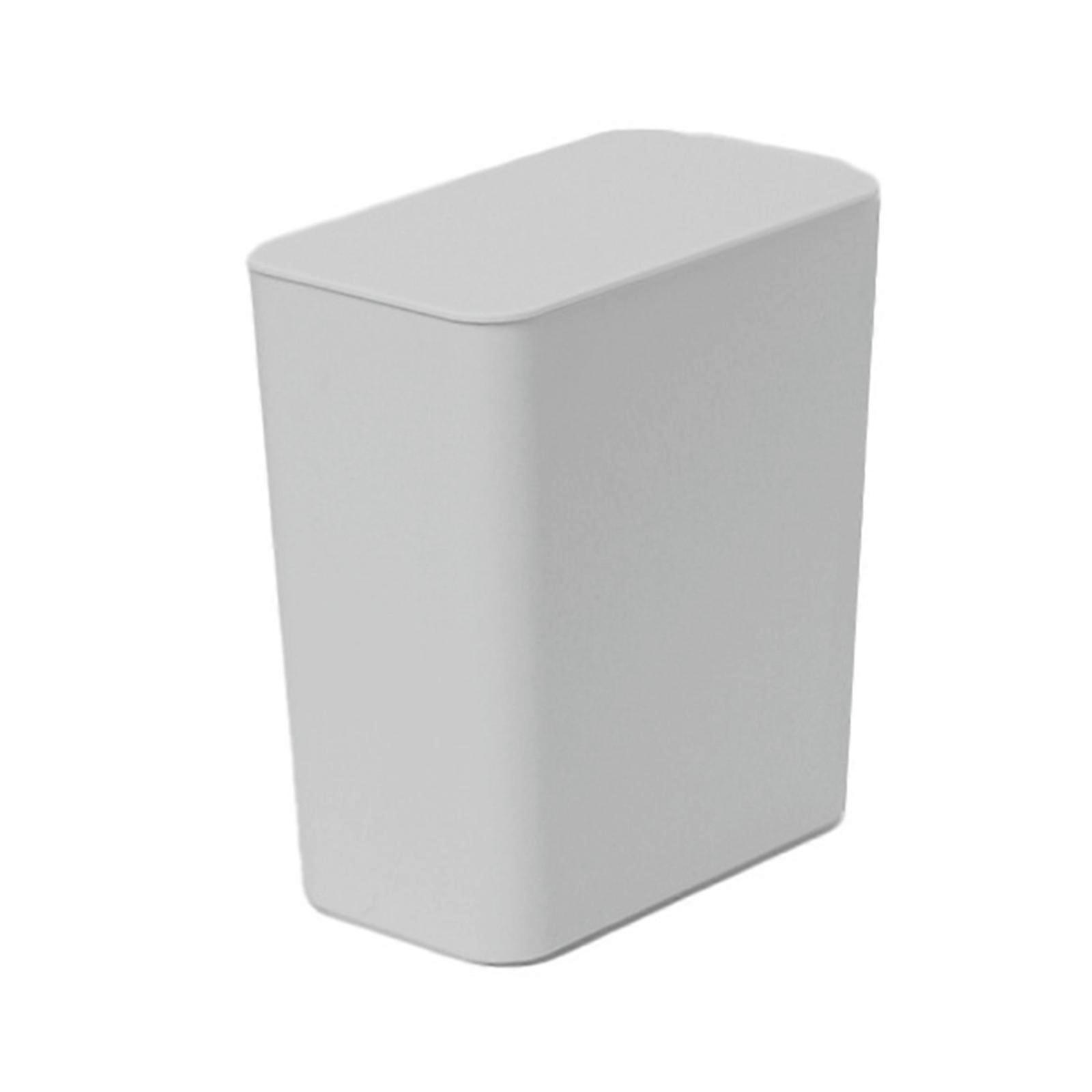 Desk Dustbin with Lid Small Cute Removable Car Storage Bucket Garbage Can Household Desktop Trash Can for Student Multicolor