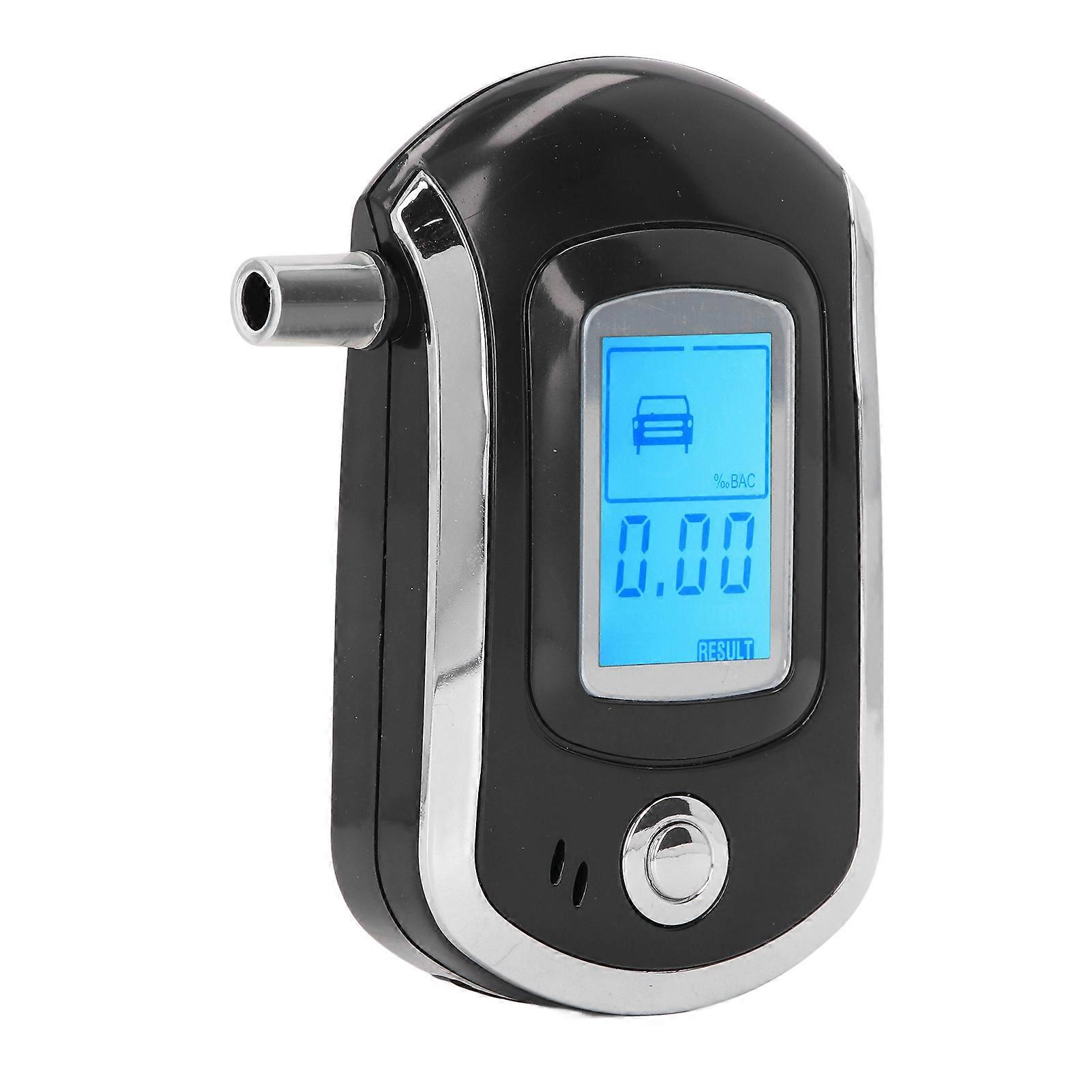 Breath Alcohol Tester LCD Display High Accuracy Auto Shutoff Portable Alcohol Detector for Home Professional Use
