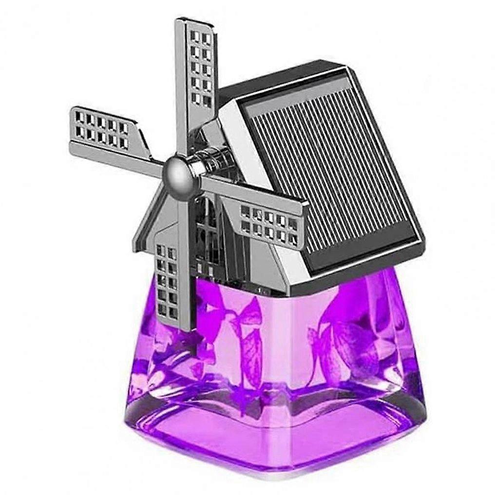 Solar Energy Auto Instrument Panel Air FreshnessWindmill Design Light Durable Windmill Aromatherapys Diffuser Solid Car