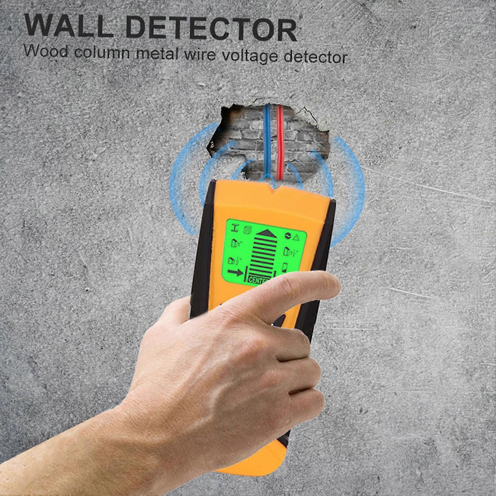 Stud detector 3 in1 with battery for AC wire and metal detection