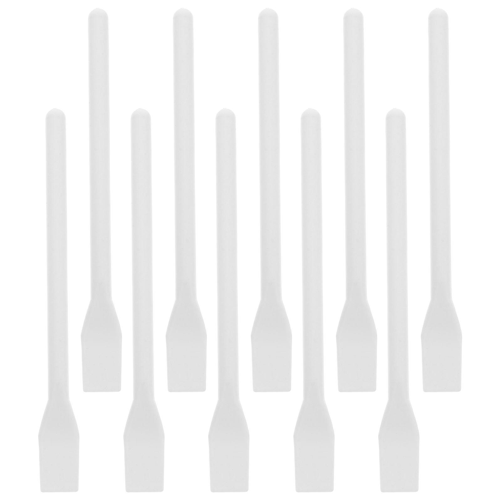 10pcs Plastic Glue Spreader Glue Applicator Cosmetics Spatula Paint Color Mixing Tool For Mixing Skincare Scraping Jars