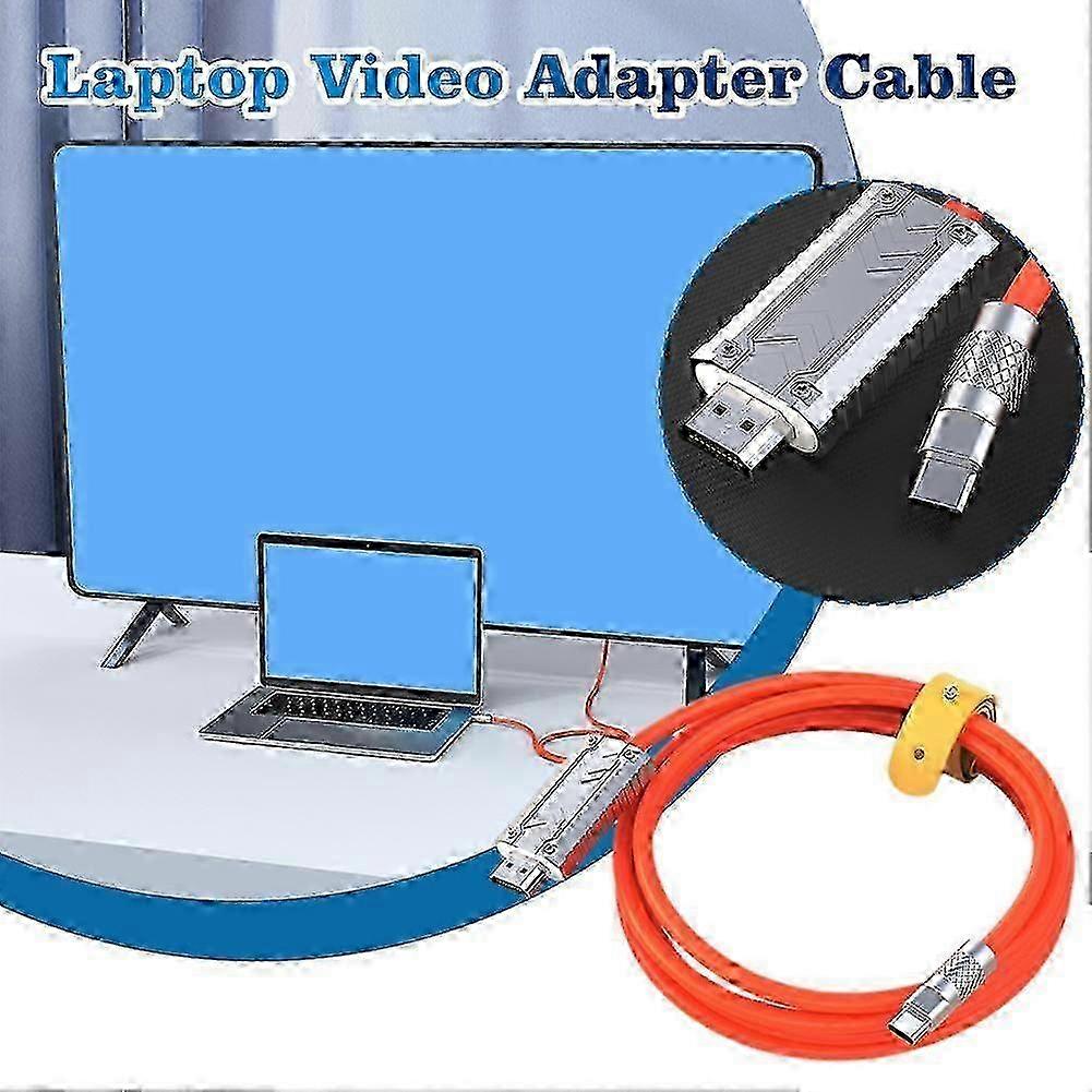 4K HD Laptop Video Adapter with Same Screen Cable 30Hz / 60Hz