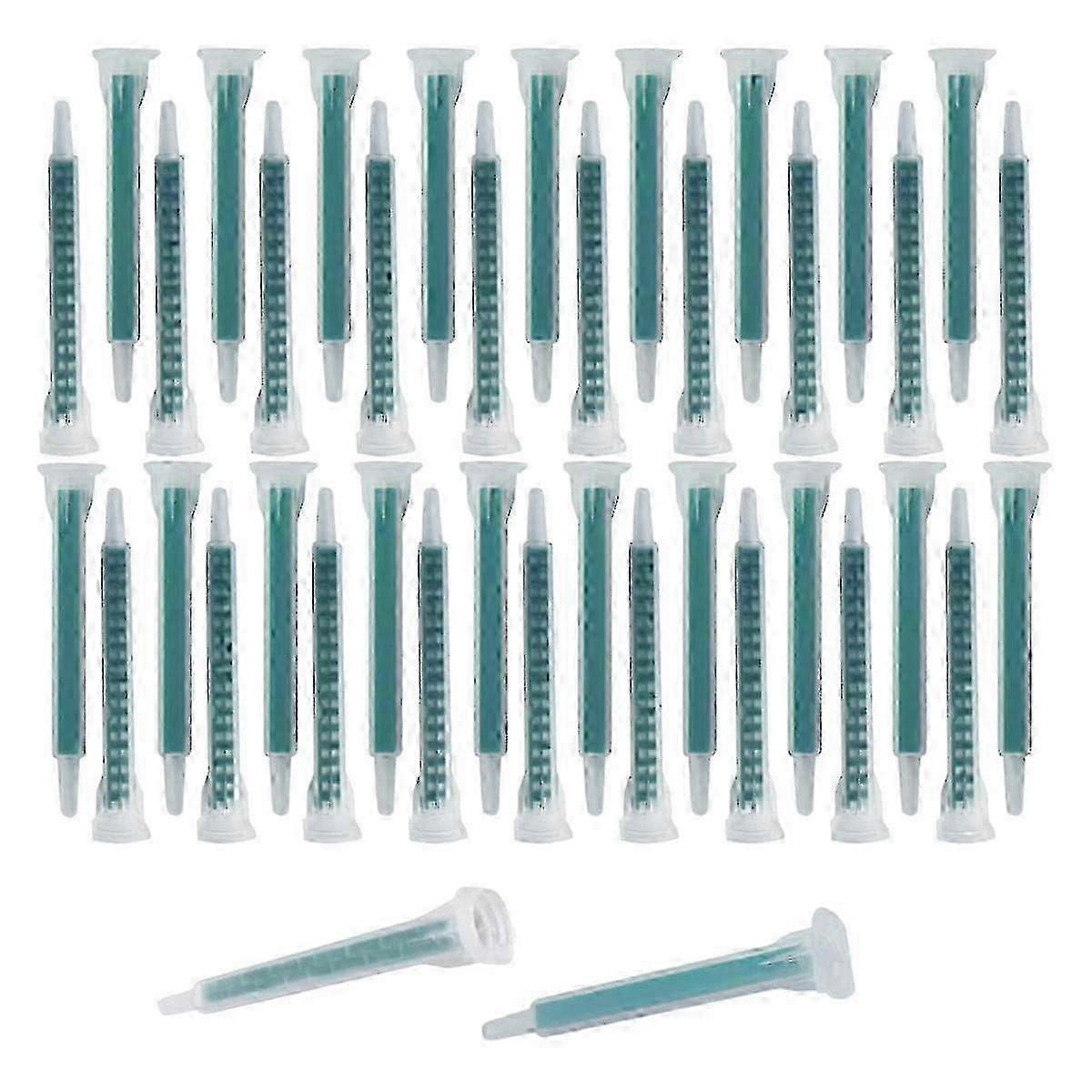 40-Piece Epoxy Mixing Nozzle Set with Electrostatic Cartridge Tips - 50ml/1.7oz (1:1/1:2) for Precise Mixing and Application