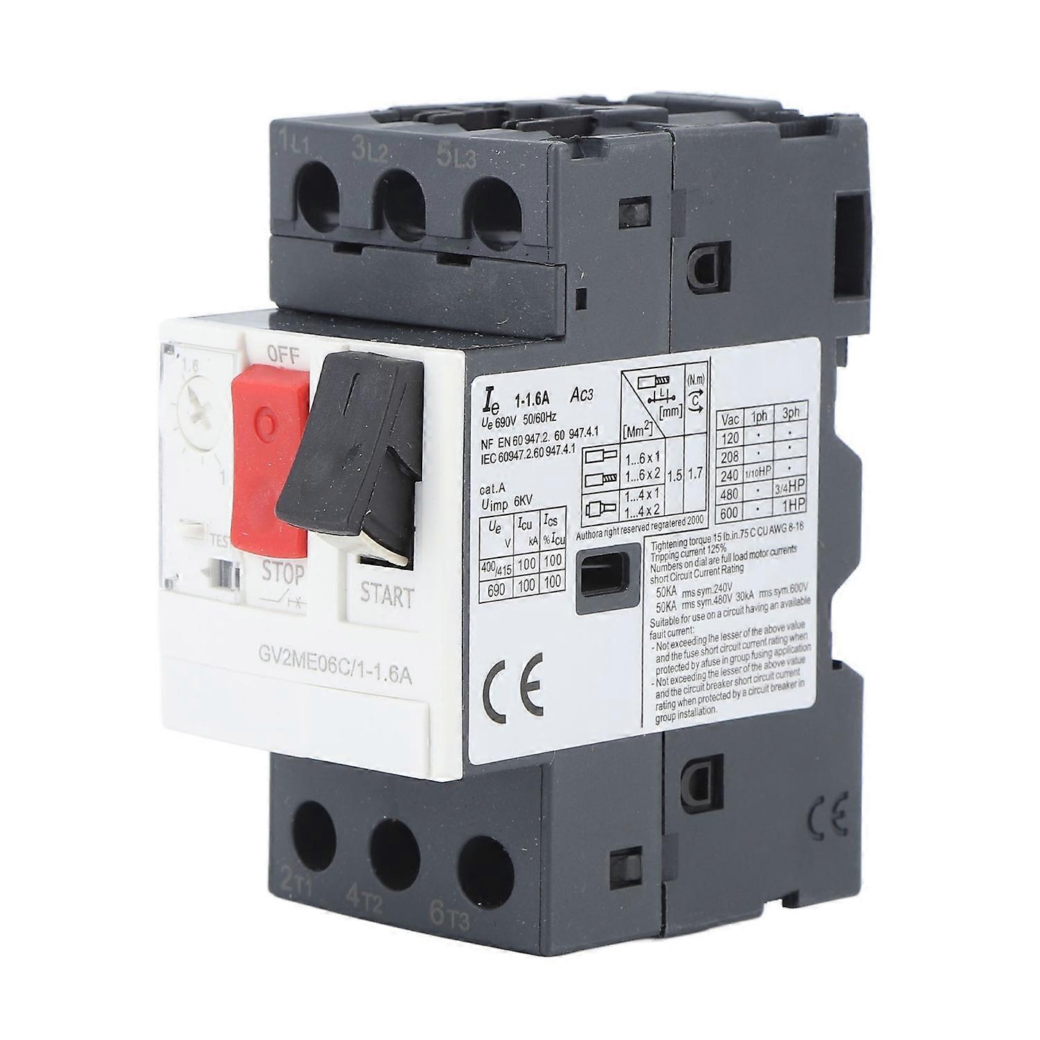 Motor Circuit Breaker Overload Short Circuit Protection Motor Starter Protection Switch AC690V GV2 M