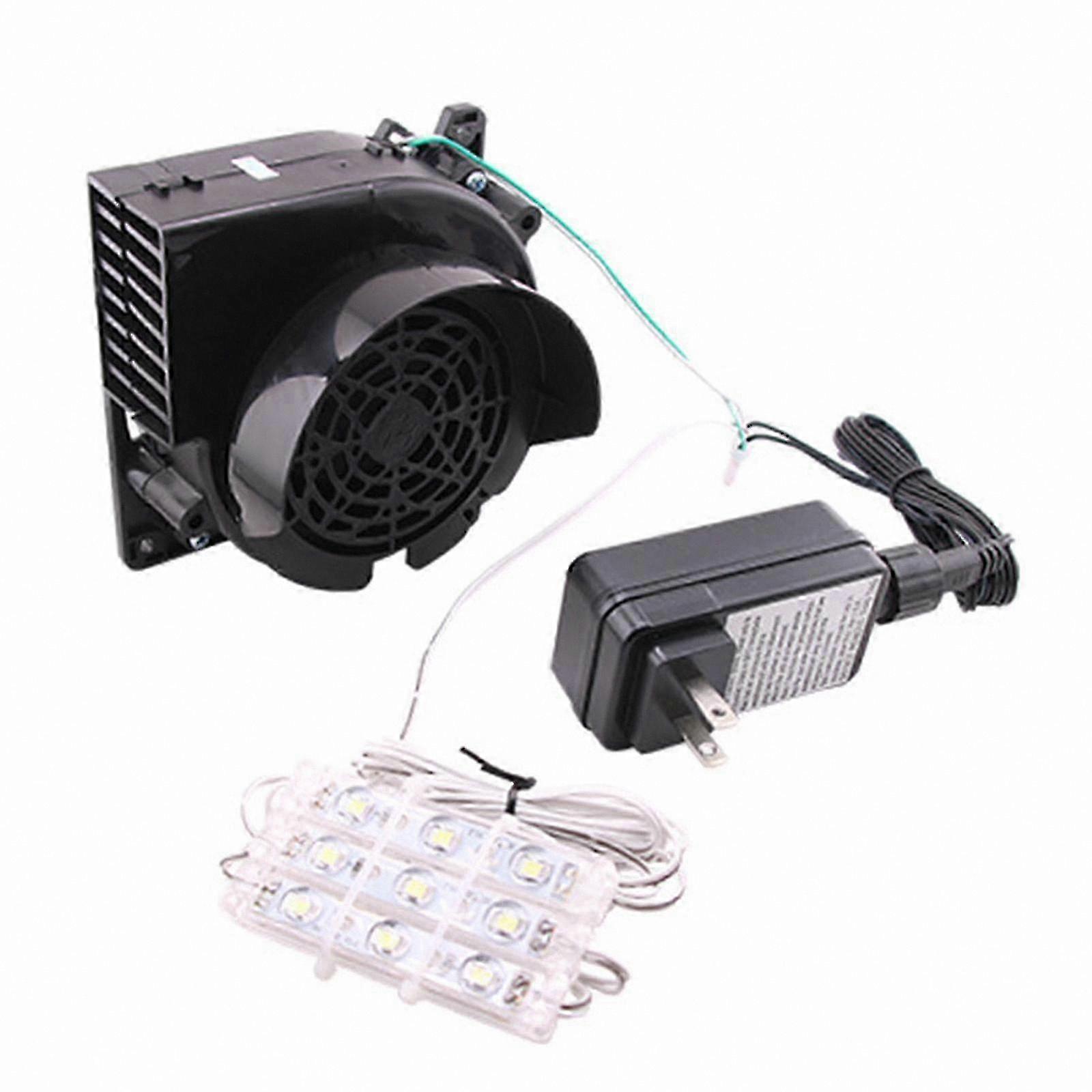 DC 12V 1.5A Air Blower Motor with 3 LED Lights for Inflatable Products