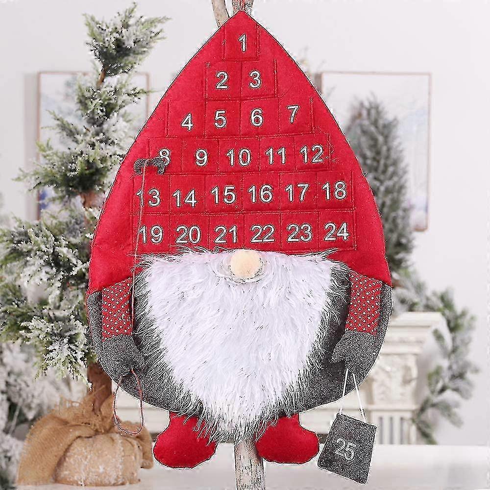 Advent Calendar for Christmas Countdown with 25 Days Pockets