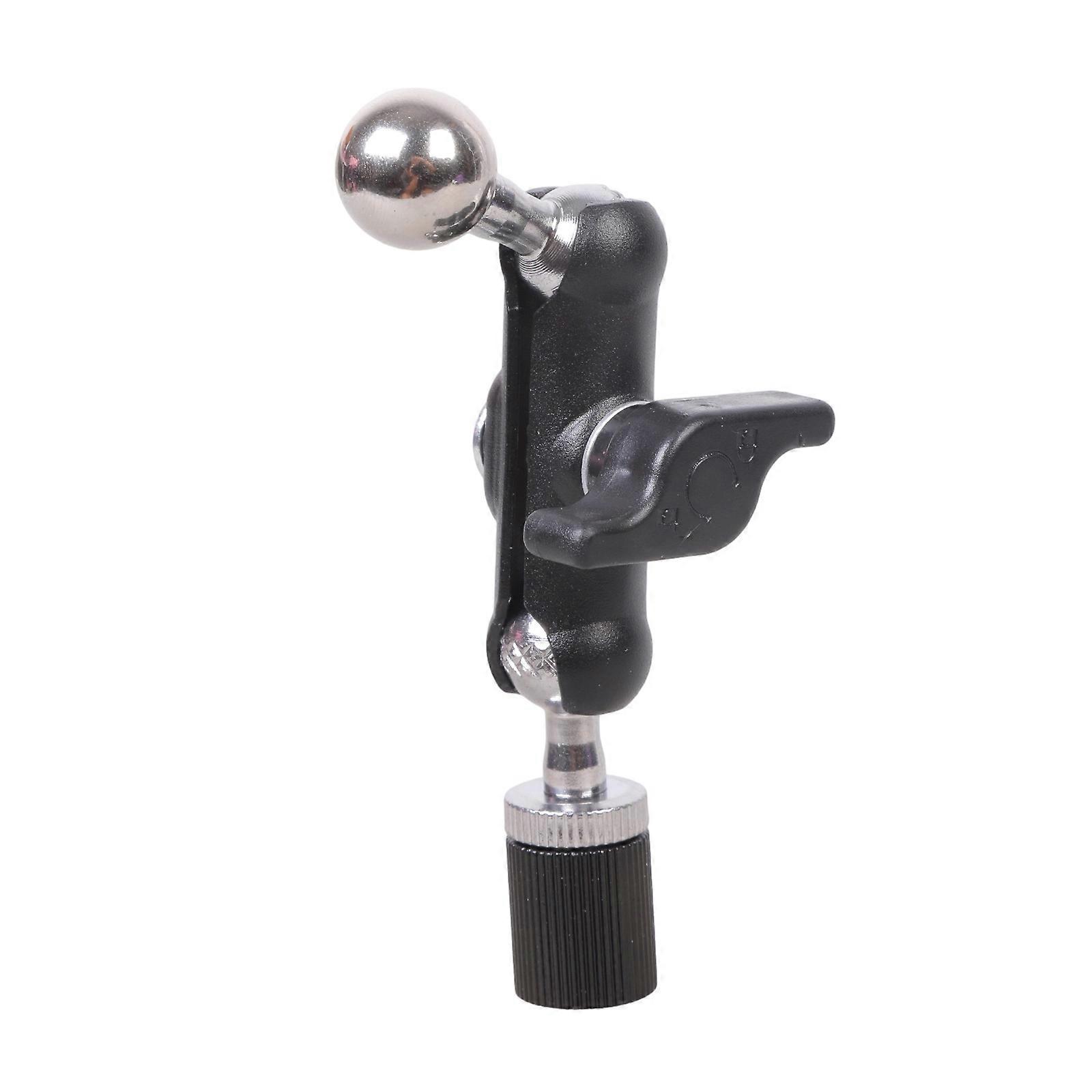 1/4inch Threaded to 17mm Ball Head Threaded Screw Bracket Adapter Adjustable Phone Mount Adapter Support Multiple Device Multicolor