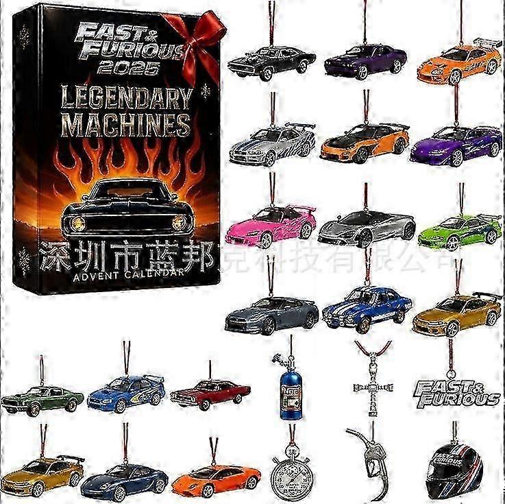 Fast Furious Advent Calendar Blind Box 2025