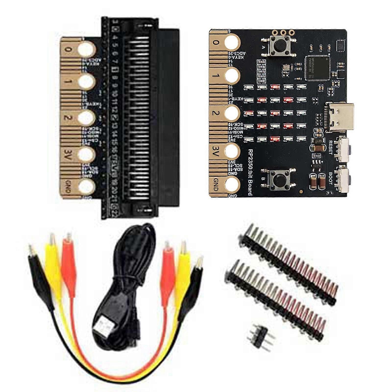 Educational RP2350bit ARM Board with Onboards Flash Storage and 5x5 LED for Interactive Learning Multicolor