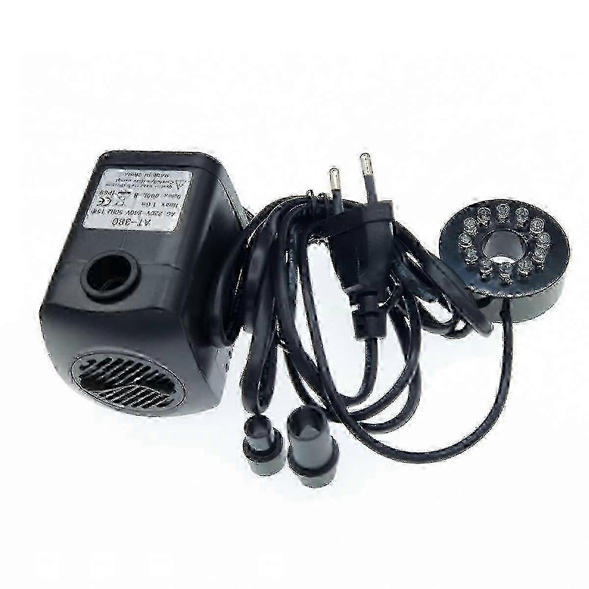 Submersible Water Feature Pump With Color Changing LED Lights For Aquariums And Ponds  391 szsh 808