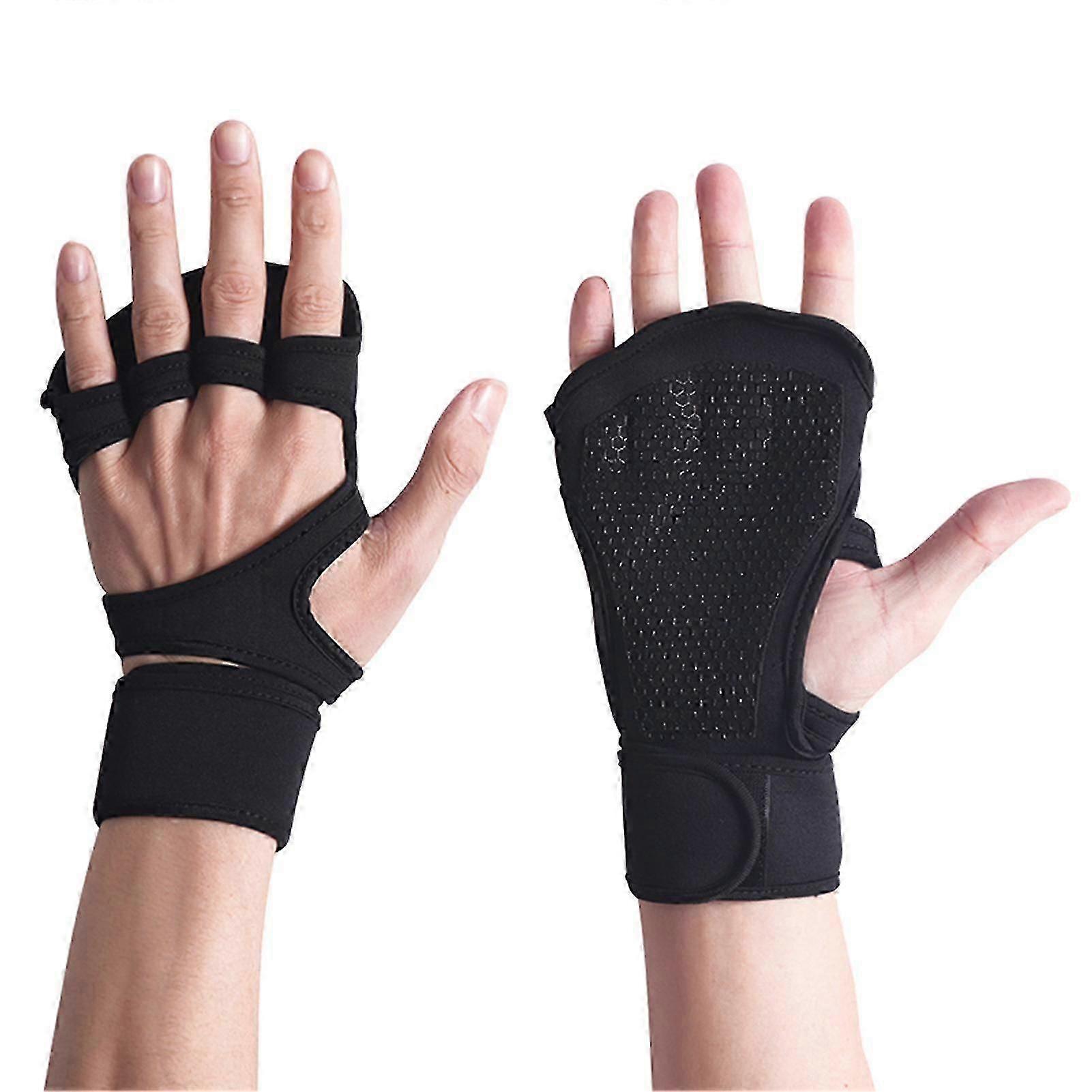 Cross Training Gloves Avoid Calluses Weight Lifting Gloves With Wrist Support For