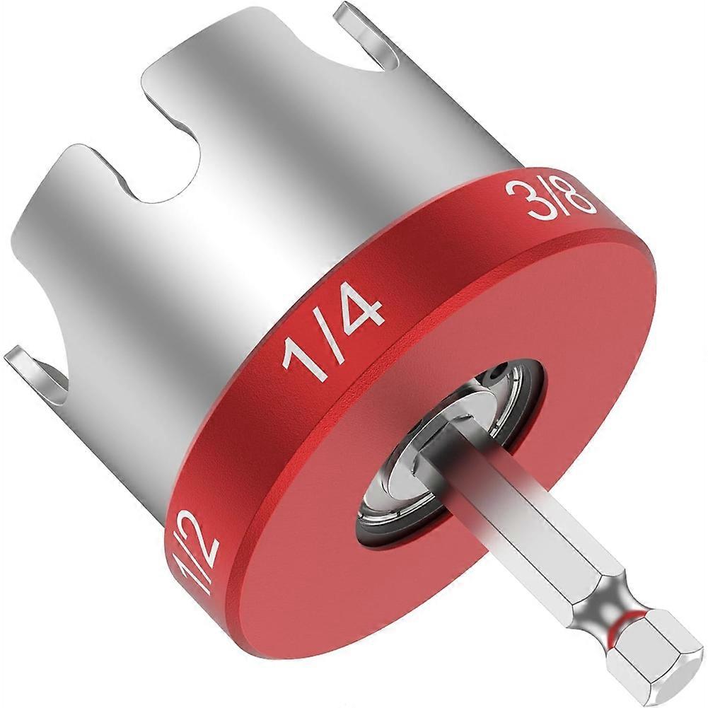 Threaded Rod Nut Runner for Impact Drill,Nut Zipper Drill Attachment for 1/4" 3/8" & 1/2"Threaded R