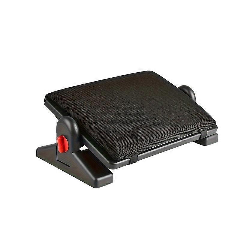 Office Desk With Pad, Footstool And Adjustable Footrest For Office Use