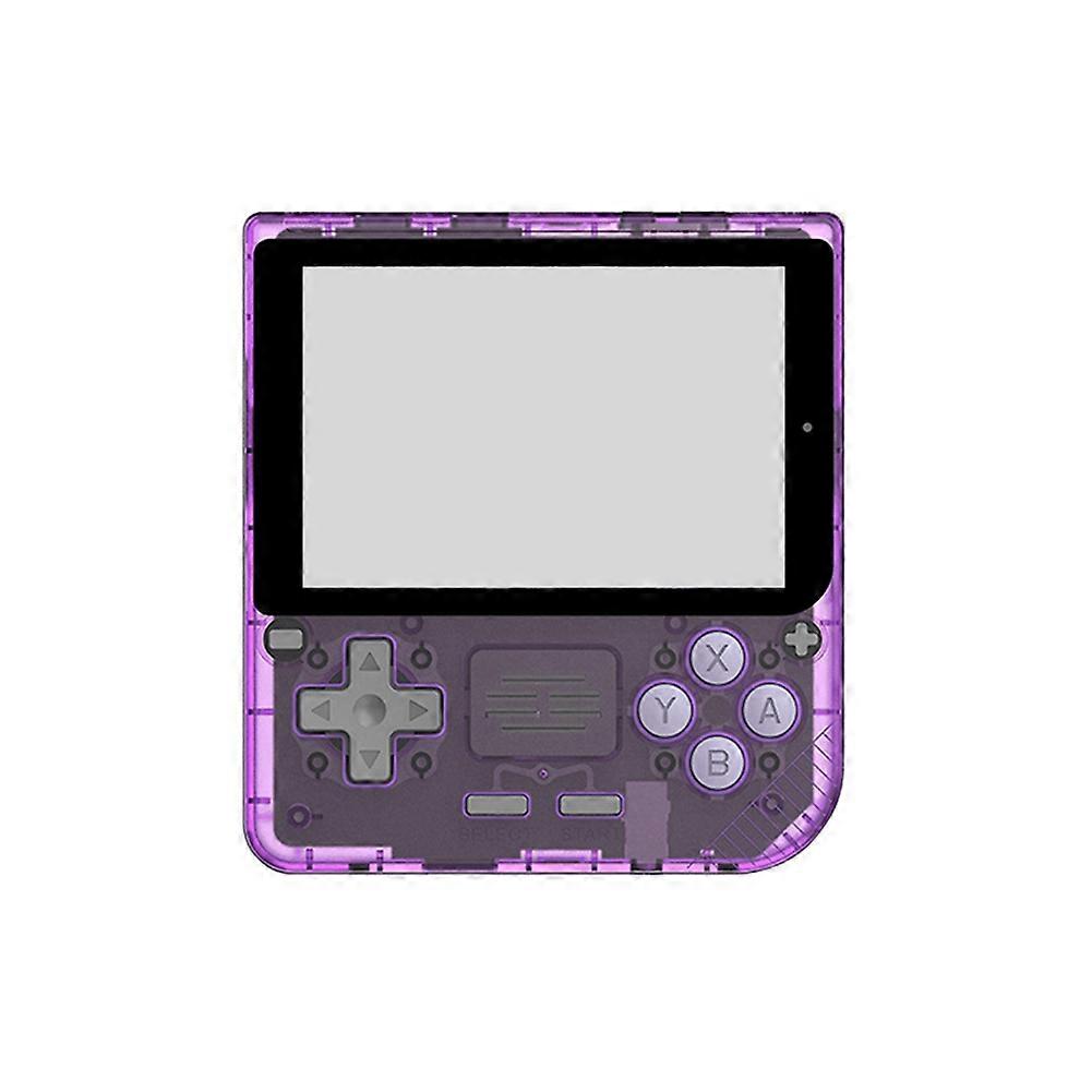 V10 3.5 Inch IPS OCA HD Full-Fit Screen Mini Game Console Portable Nostalgic Handheld Game Console Without Card Purpler