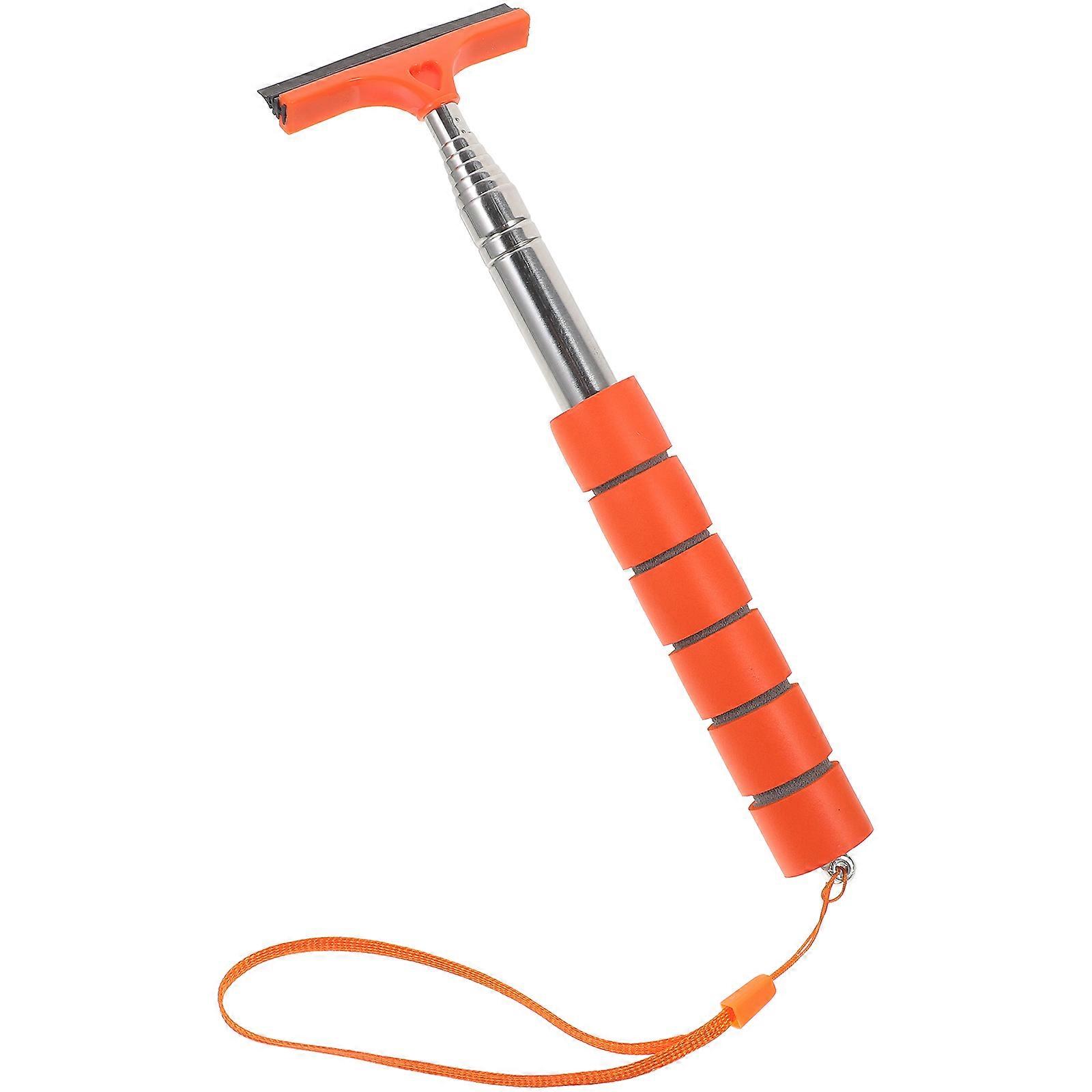 Car Mirror Squeegee Retractable Rear View Mirror Squeegee Wiper Portable Car Side Mirror Cleaning Wiper