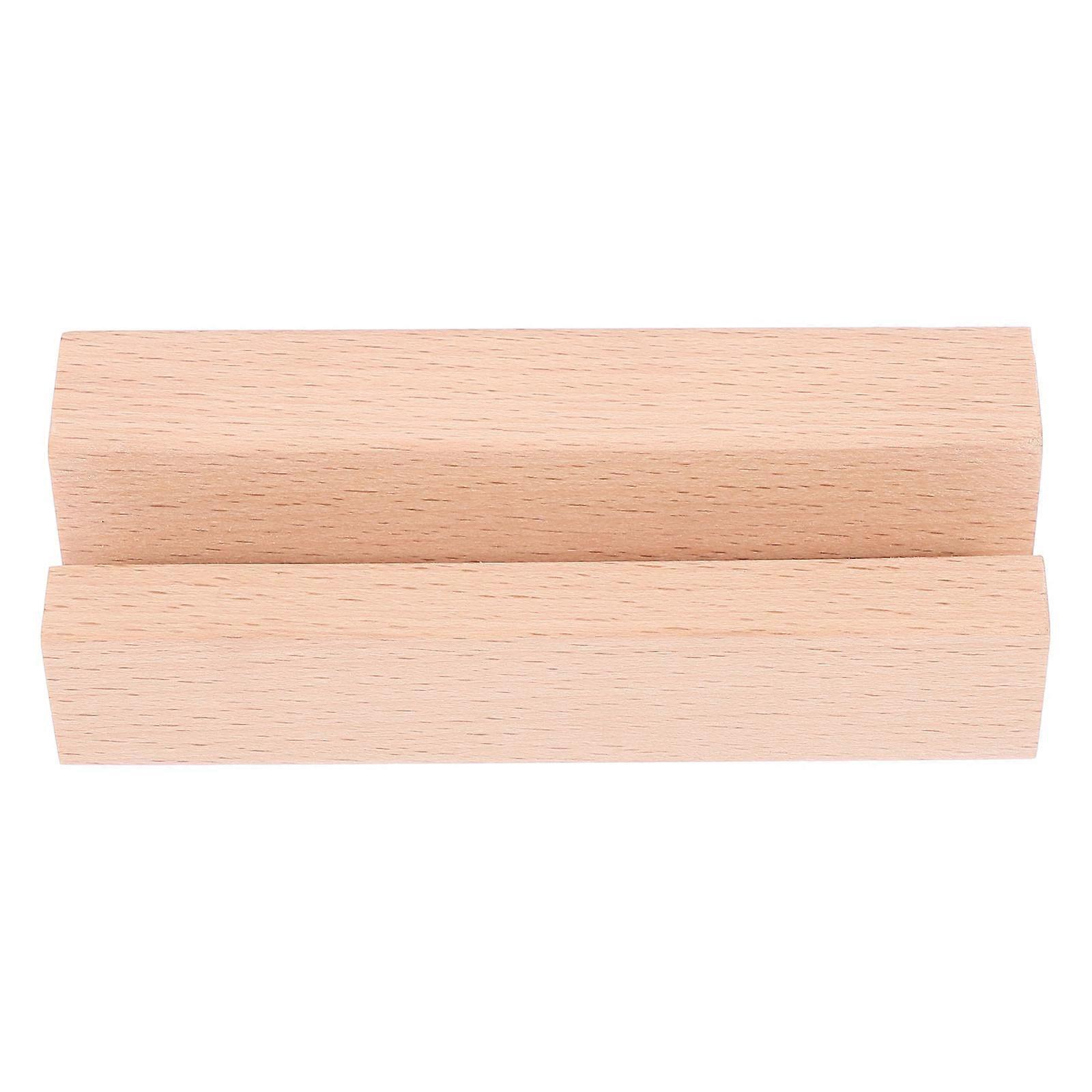 Wooden Base Memo Card Clip Stand For Desk Calendar Photo Card Holder Tabletop Decor For Displaying Notes And Pictures Memo Card Clip (10 Cm)