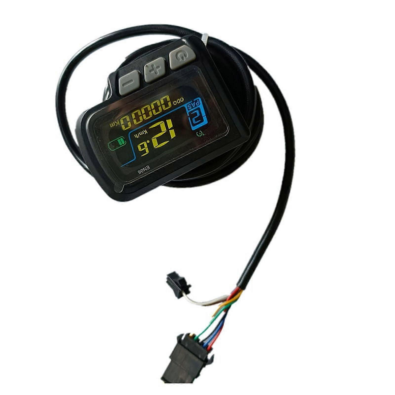 ckepdyeh 24V-60V Electric Bicycle Mountain Scooter LCD EN06C LCD Display SM Plug LED Display Accessories
