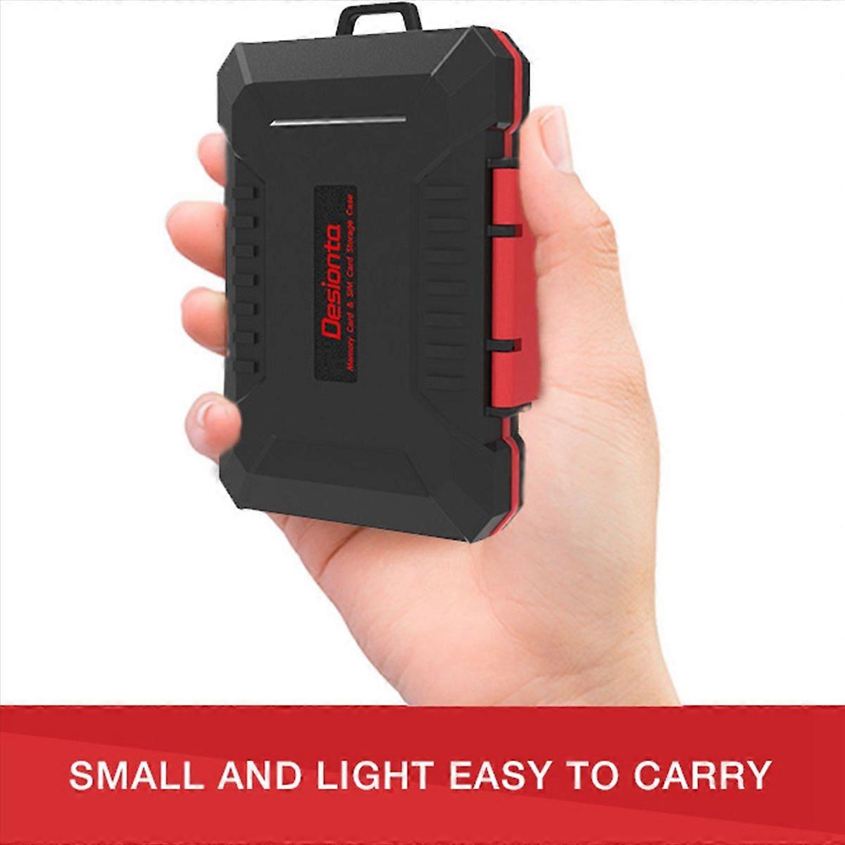 4X Waterproof SD Card Holder Large Capacity SIM/SD// Card Case for ////