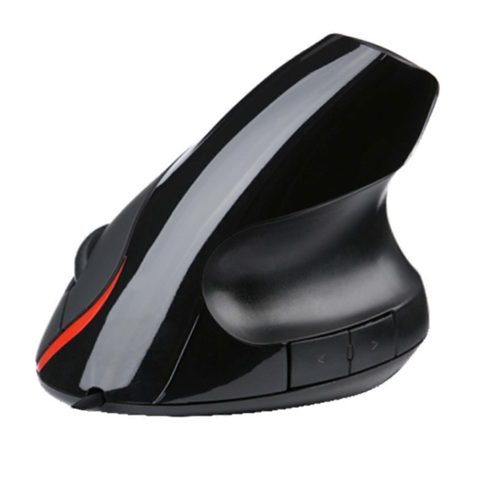 Wireless Mouse for Laptop WiFi Rechargeable Wireless Engineering Mouse Optical Buttons Vertically Wirelessly Black