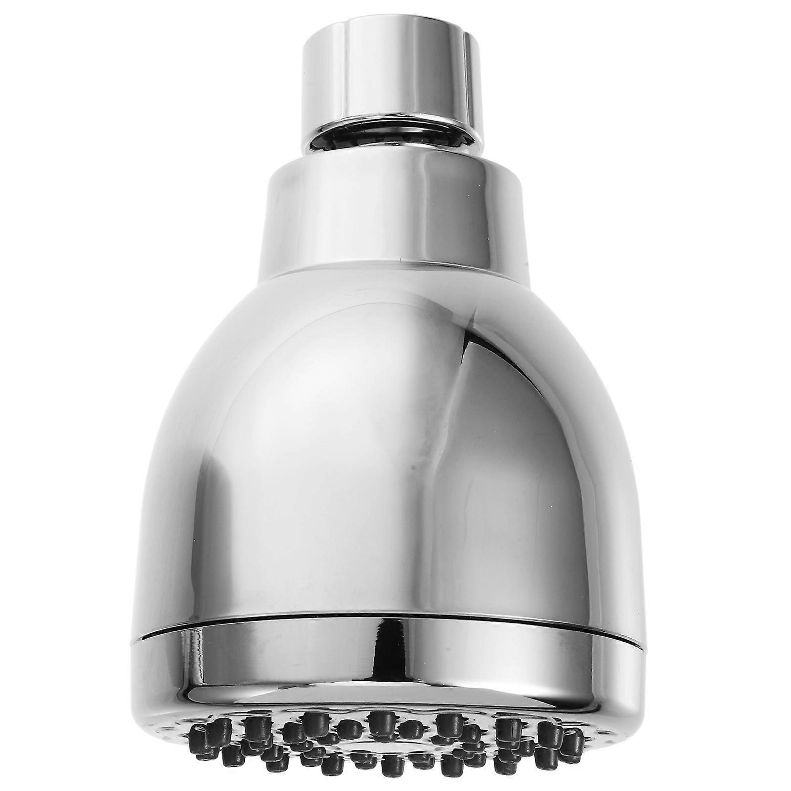 Fixed Wall Mount Shower Head Silver for Showering Use Replacement Nozzle