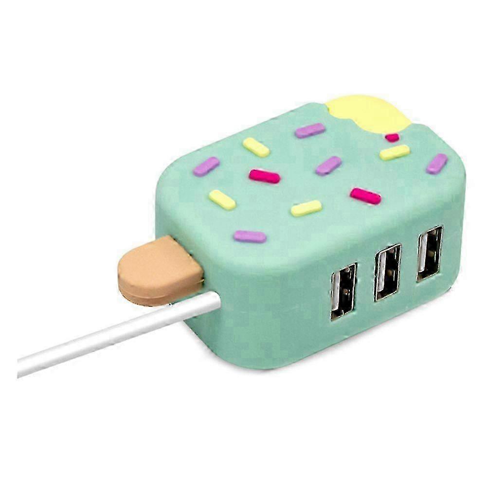 Mini Portable Multi-Function Three-Port USB Hub Converter for Office Essentials