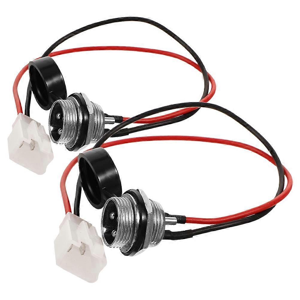Electric Scooter Charger Port 2Pcs Charging Harness Cable Replacement