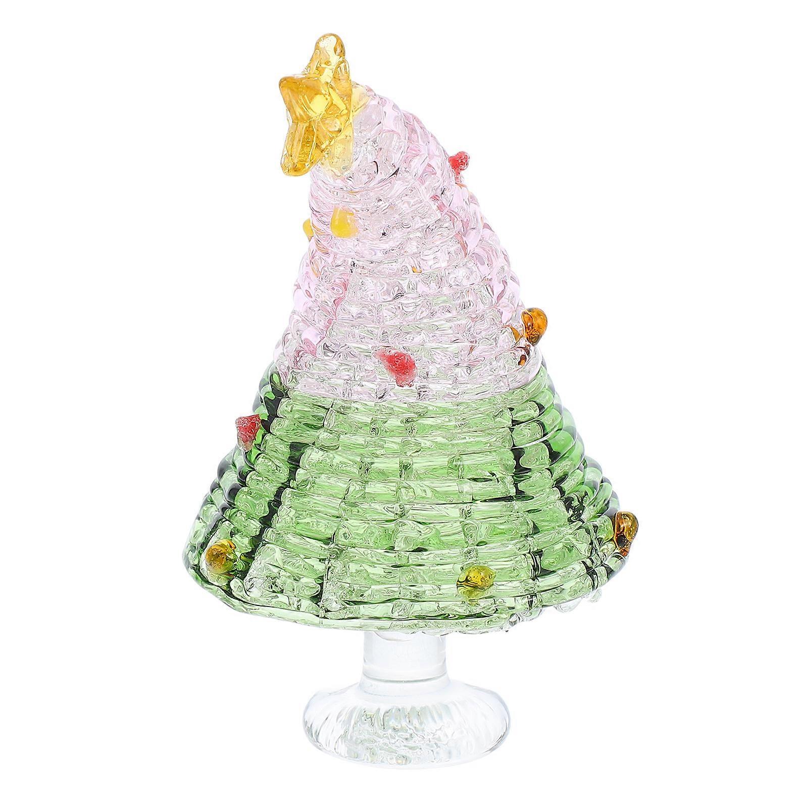 Crystal Christmas Tree Decorative Ornament for Table Display