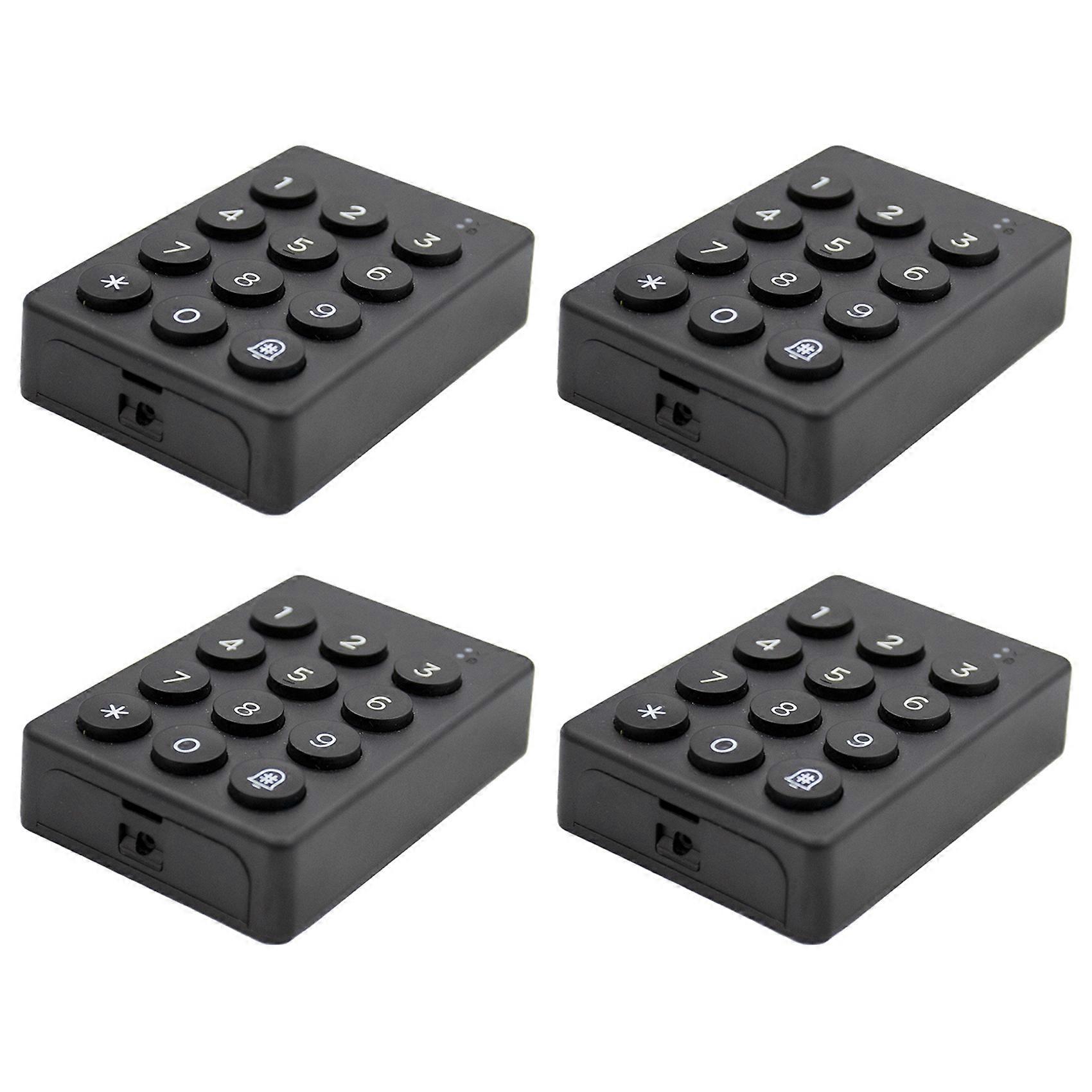 4X TTLOCK Wireless Digital Keypad Work with TTLOCK Bluetooth Smart Devices Fingerprint Lock