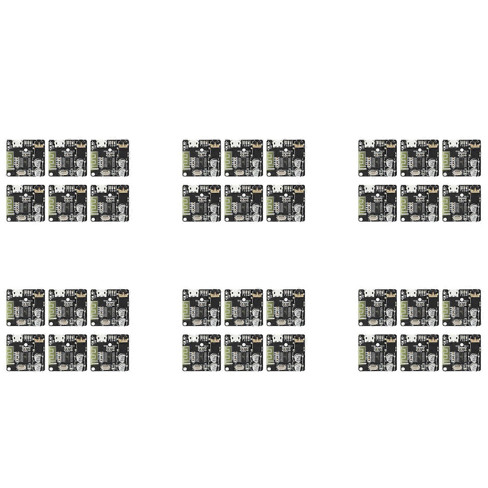 36Pcs VHM-314 V.20 Bluetooth Audio Receiver Board Bluetooth 5.0 MP3 Lossless Decoder Board with Lithium Battery Charging