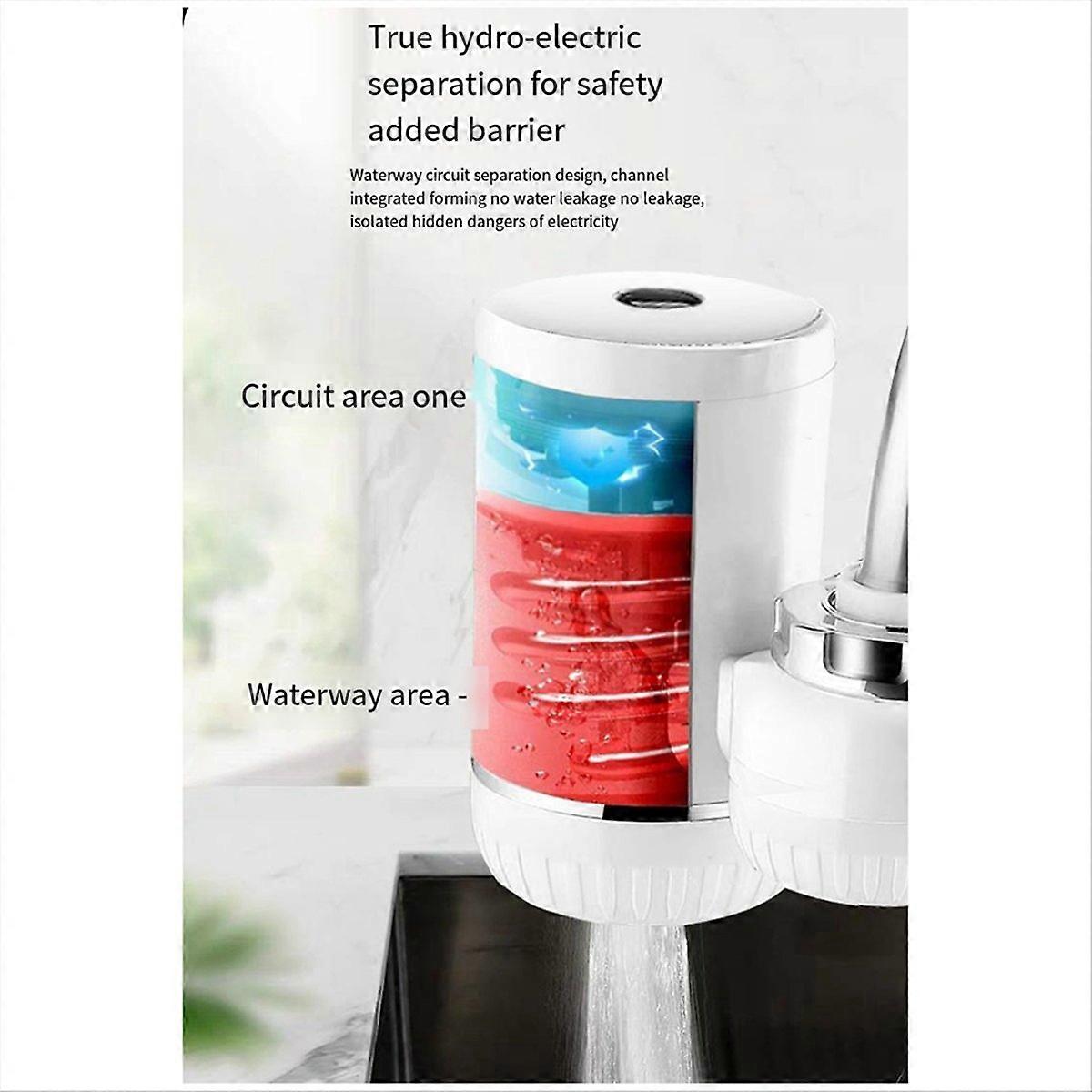 Easy Installation Fast Heating Mixing Faucet EU-plug