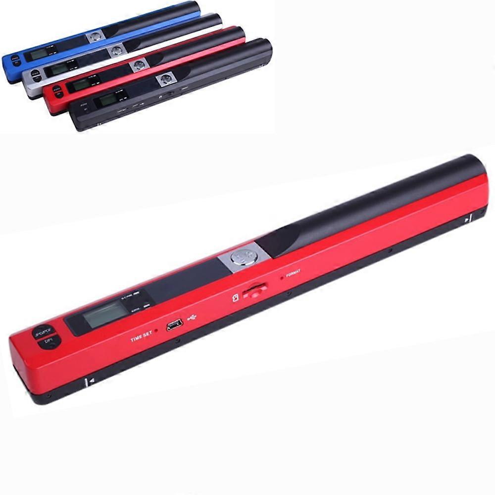 Portable Wand Scanner 900DPI, A4 Handheld Scanner for Business, Photos, Receipts, Books, JPG/PDF, USB to Computer, No Driver