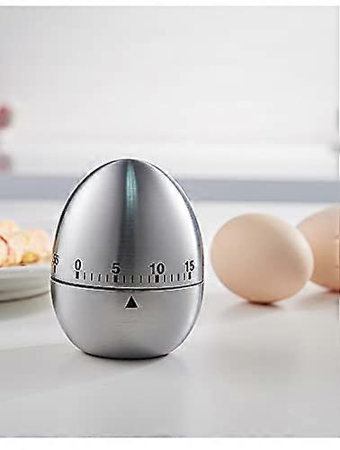Kitchen Timer Egg Shape Wind Up 60 Minute Mechanical Cooking Timer for Boiled Eggs and Classroom