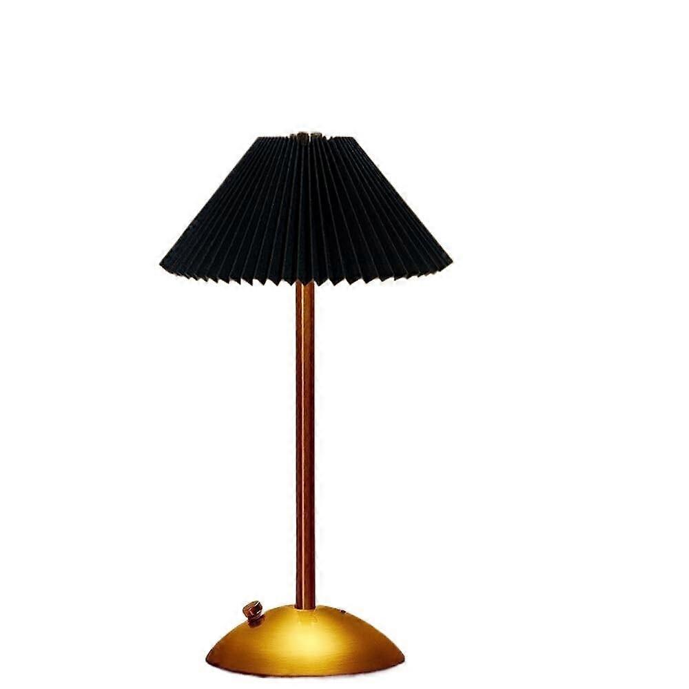 Touch Table Lamp Rechargeable LED with 3 Brightness Levels Retro Design for Bedroom Living Room